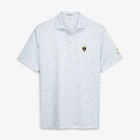 Men's Peter Millar  White Presidents Cup International Team Goalie Performance Jersey Polo