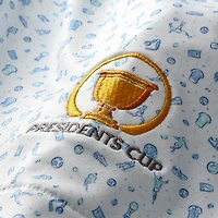 Polo de gardien but Peter Millar blanc pour homme, équipe internationale la Coupe du Président