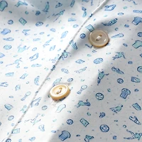 Polo de gardien but Peter Millar blanc pour homme, équipe internationale la Coupe du Président
