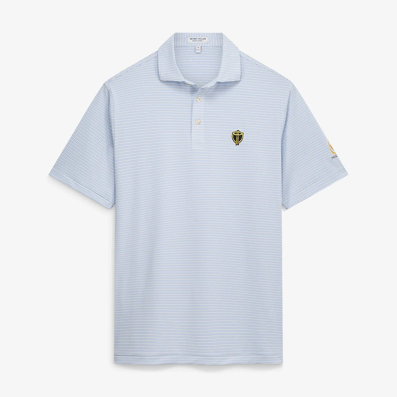 Men's Peter Millar  White Presidents Cup International Team Harrington Performance Jersey Polo