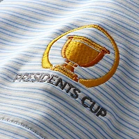 Men's Peter Millar  White Presidents Cup International Team Harrington Performance Jersey Polo