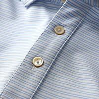 Men's Peter Millar  White Presidents Cup International Team Harrington Performance Jersey Polo