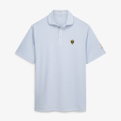 Men's Peter Millar  White Presidents Cup International Team Harrington Performance Jersey Polo