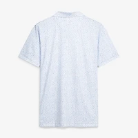Men's Peter Millar  White Presidents Cup Nice Shot Performance Jersey Polo