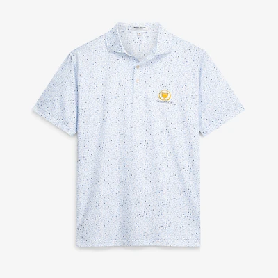 Men's Peter Millar  White Presidents Cup Nice Shot Performance Jersey Polo