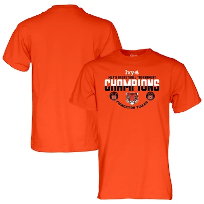 Blue 84 Orange Princeton Tigers 2023 Ivy League Men's Basketball Conference Tournament Champions T-Shirt