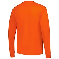T-shirt à manches longues Champion Orange Princeton Tigers Basic Arch pour homme