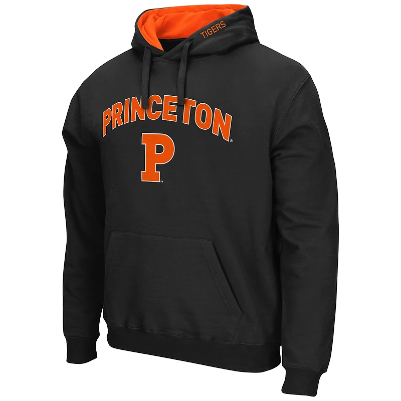 Sweat à capuche Colosseum Black Princeton Tigers Arch & Logo 3.0 pour homme