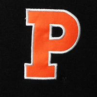 Men's Colosseum Black Princeton Tigers Arch & Logo Crew Neck Sweatshirt