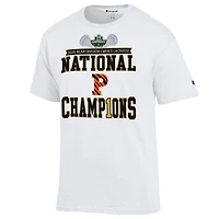 Unisex Champion White Princeton Tigers 2026 NCAA Men's Lacrosse National Champions Locker Room T-Shirt