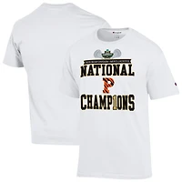 Unisex Champion White Princeton Tigers 2026 NCAA Men's Lacrosse National Champions Locker Room T-Shirt