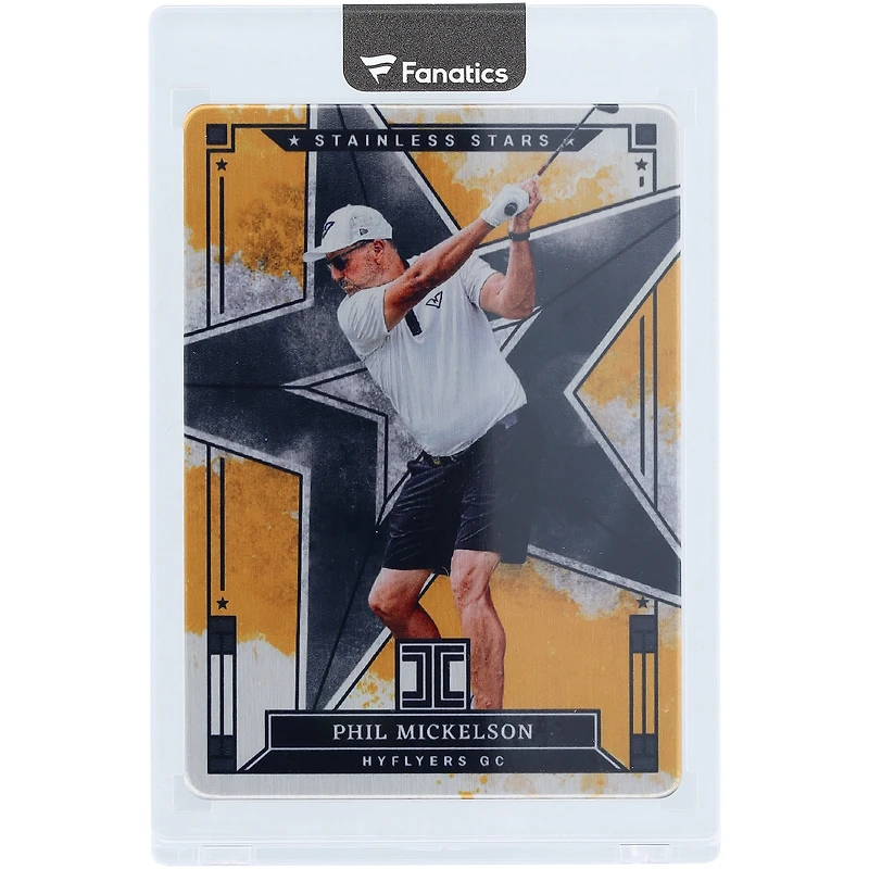 Phil Mickelson LIV Golf 2025 Panini Impeccable Stainless Stars #SS-PM #2/10 Card