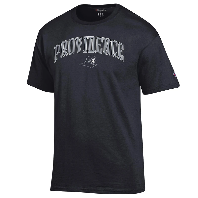 Men's Champion Black Providence Friars Arched Logo T-Shirt