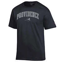 Men's Champion  Black Providence Friars Arched Logo T-Shirt
