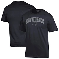 Men's Champion  Black Providence Friars Arched Logo T-Shirt