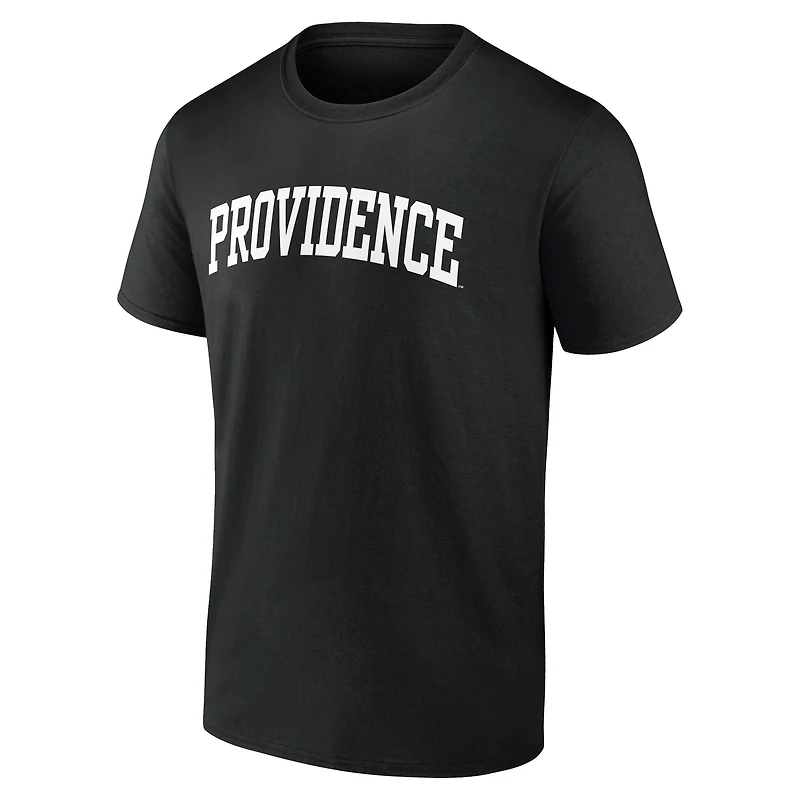 Men's Black Providence Friars Arched Wordmark T-Shirt