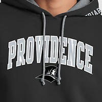 Men's Champion Black/Heather Gray Providence Friars Contrast Hoodie
