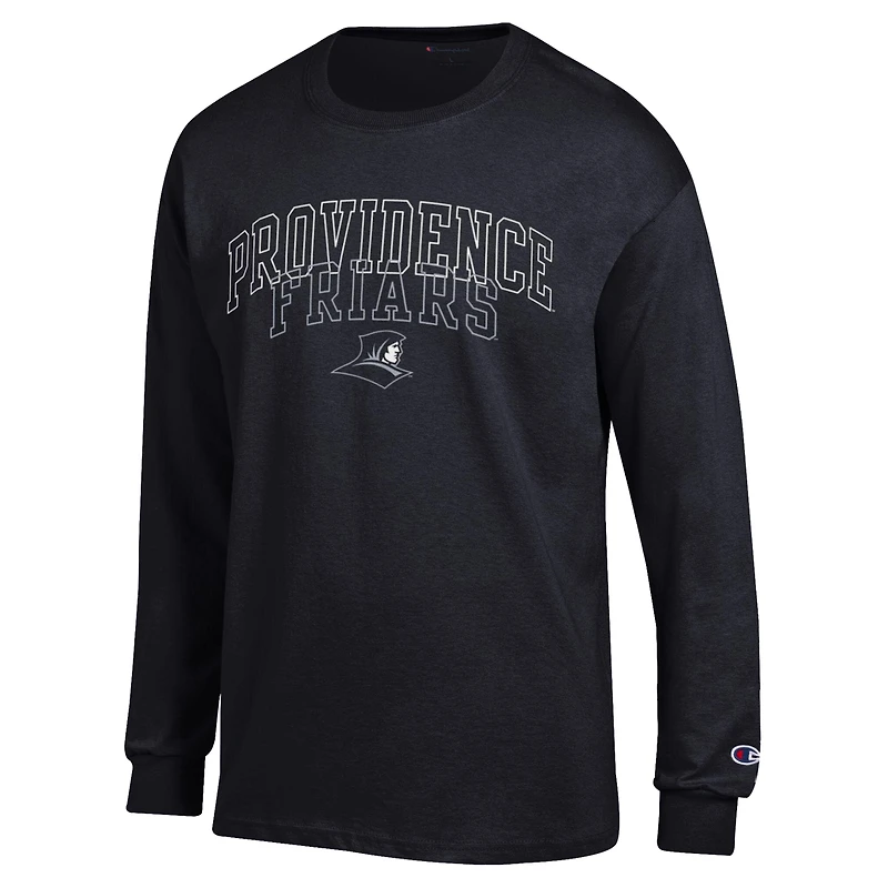 T-shirt à manches longues Champion Black Providence Friars Team pour hommes