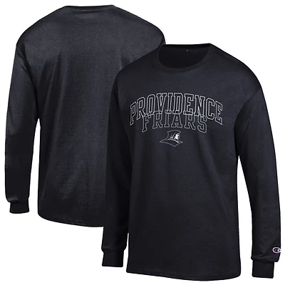 Men's Champion  Black Providence Friars Team Long-Sleeve T-Shirt