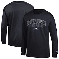 Men's Champion  Black Providence Friars Team Long-Sleeve T-Shirt