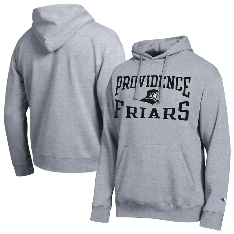 Men's Champion Heather Gray Providence Friars Team Hoodie