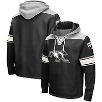 Men's Colosseum Black Providence Friars 2.0 Lace-Up Pullover Hoodie