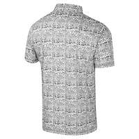 Colisée noir pour hommes Providence Friars Il est temps ! Polo imprimé sur toute la surface