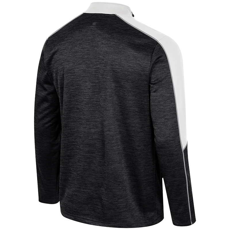 Veste à demi-zip chinée Colosseum noire Providence Friars pour hommes