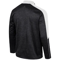 Veste à demi-zip chinée Colosseum noire Providence Friars pour hommes