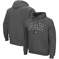 Men's Colosseum Charcoal Providence Friars Arch and Logo Pullover Hoodie