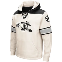 Men's Colosseum Cream Providence Friars 2.0 Lace-Up Pullover Hoodie