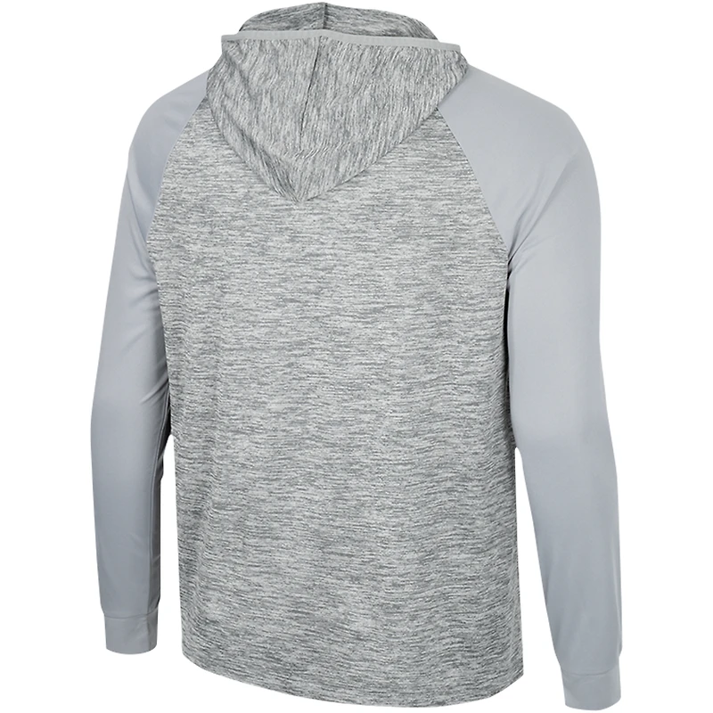 Haut à capuche Cybernetic Raglan quart de zip Providence Friars pour hommes, gris Colosseum