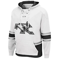 Men's Colosseum White Providence Friars Lace Up 3.0 Pullover Hoodie