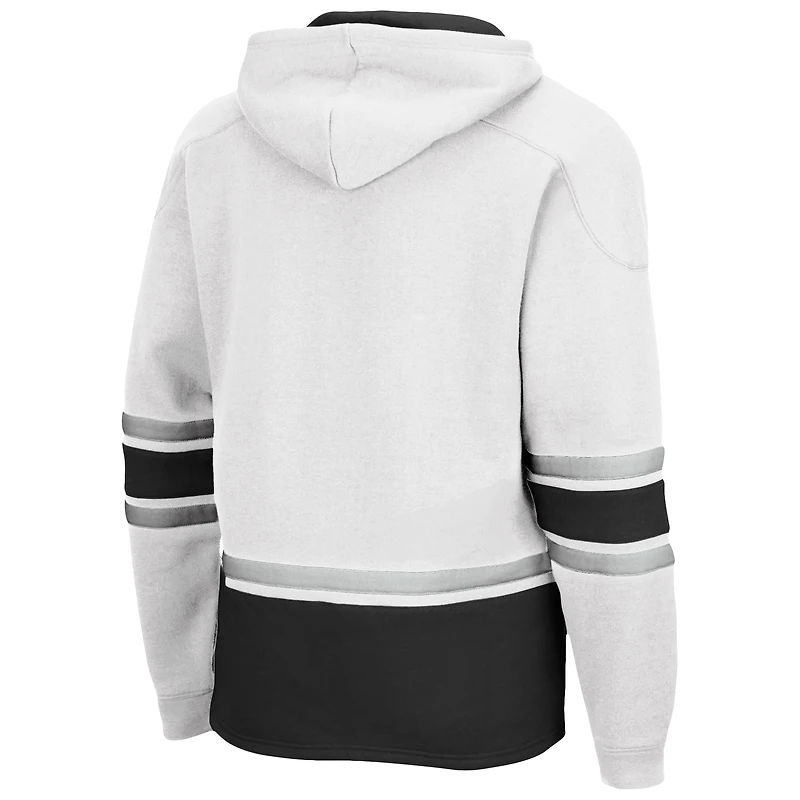Men's Colosseum White Providence Friars Lace Up 3.0 Pullover Hoodie