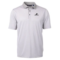 Men's Cutter & Buck  Gray/White Providence Friars Big Tall Virtue Eco Pique Micro Stripe Recycled Polo