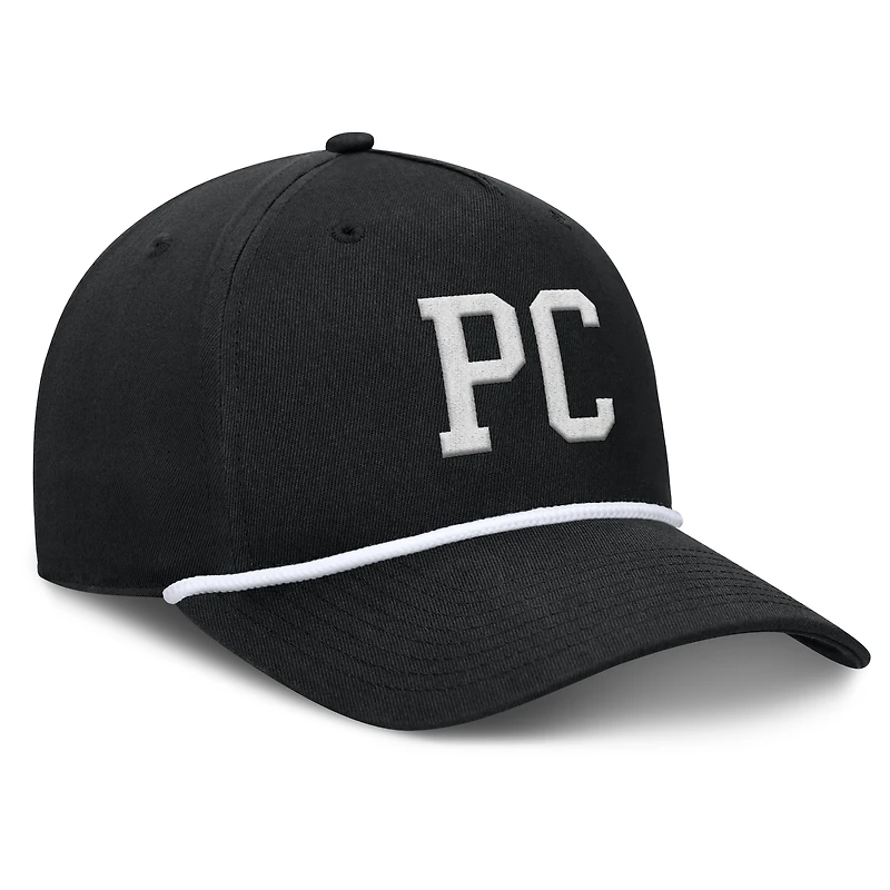 Men's Fanatics Black Providence Friars Foul Ball Rope Adjustable Hat