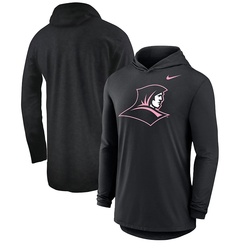 T-shirt à capuche manches longues en coton Dri-Fit pour homme BCS 25 Providence Pink Out V110625 TEEMENHOD M12173-P032601-PROV:001-00A