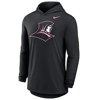 T-shirt à capuche manches longues en coton Dri-Fit pour homme BCS 25 Providence Pink Out V110625 TEEMENHOD M12173-P032601-PROV:001-00A