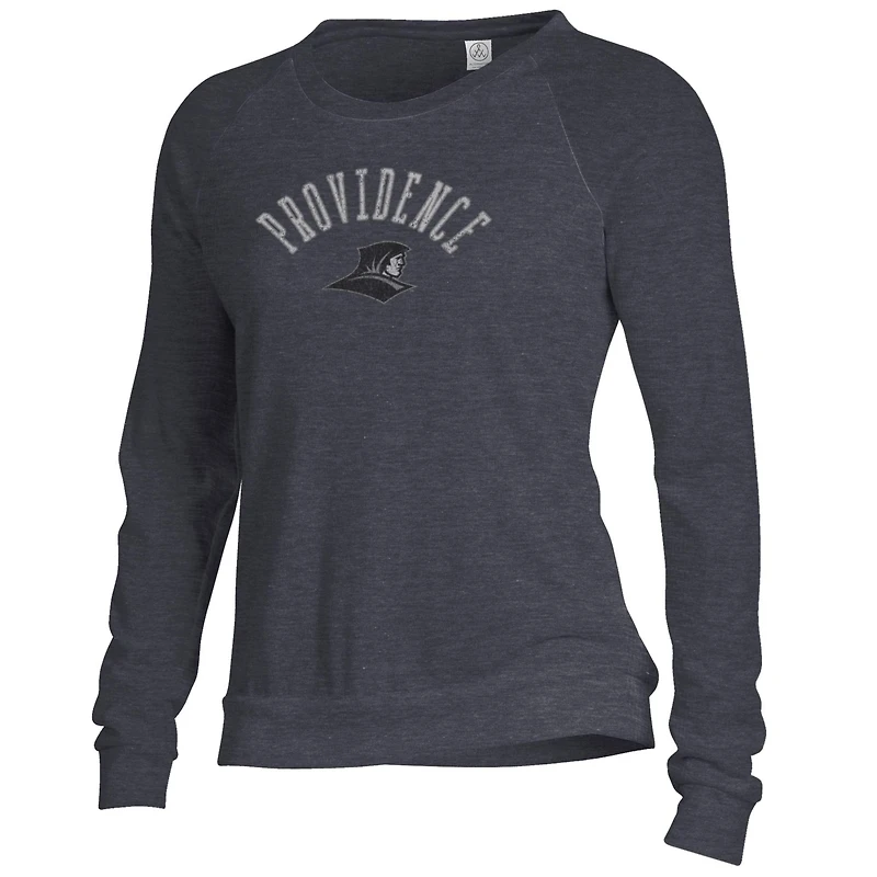 Women's Alternative Apparel Black Providence Friars Slouchy Pullover Sweatshirt