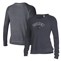 Women's Alternative Apparel Black Providence Friars Slouchy Pullover Sweatshirt