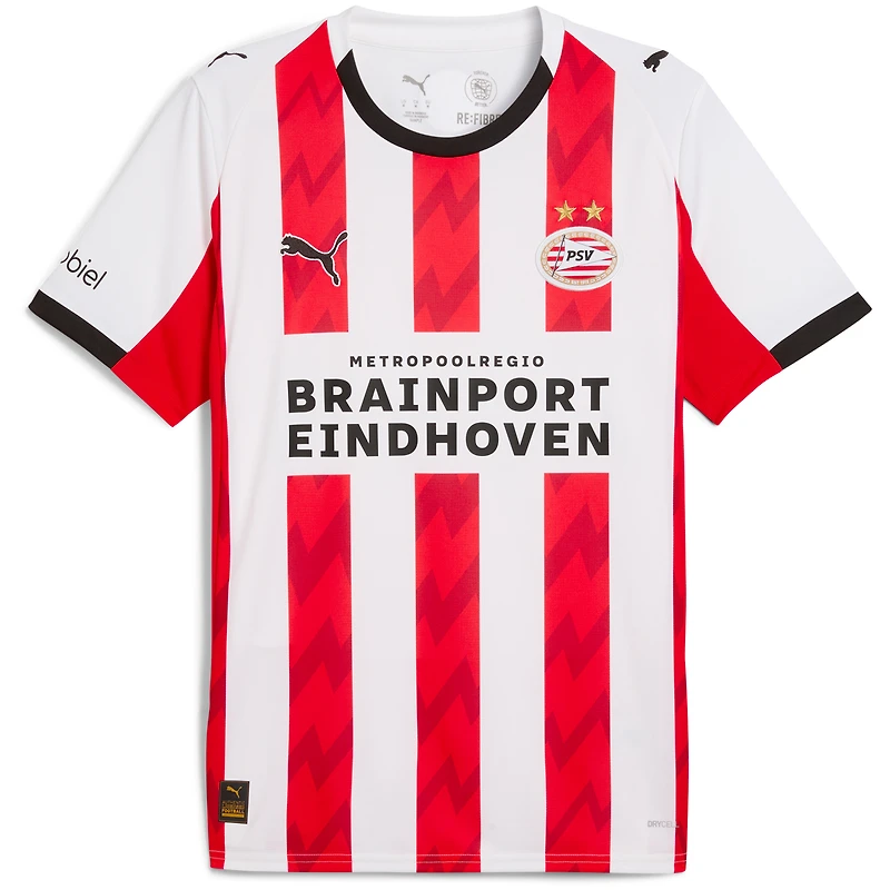 Men's Puma White PSV Eindhoven 2025/26 Home Replica Jersey