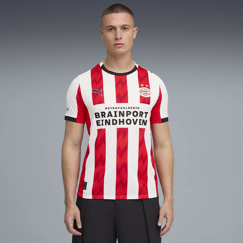 Men's Puma White PSV Eindhoven 2025/26 Home Replica Jersey
