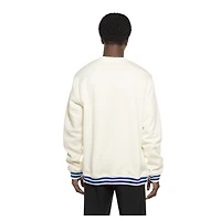 Men's New Era Cream Puerto Rico Baseball Throwback Sweatshirt
