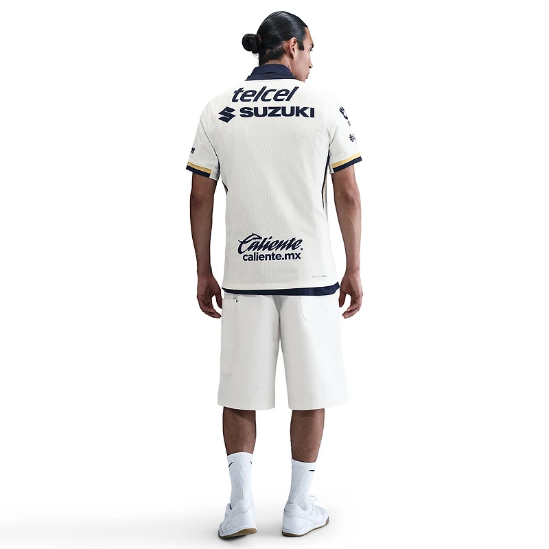 Men's Nike Cream Pumas 2025/26 Home Authentic Jersey