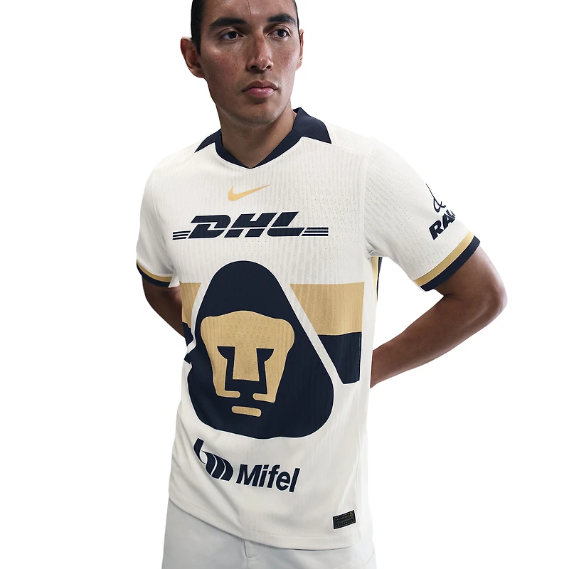 Maillot Nike crème Pumas domicile authentique pour homme 2025/26