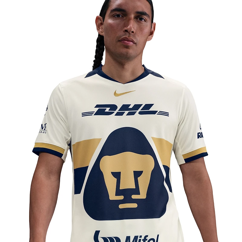 Men's Nike Cream Pumas 2025/26 Home Replica Jersey