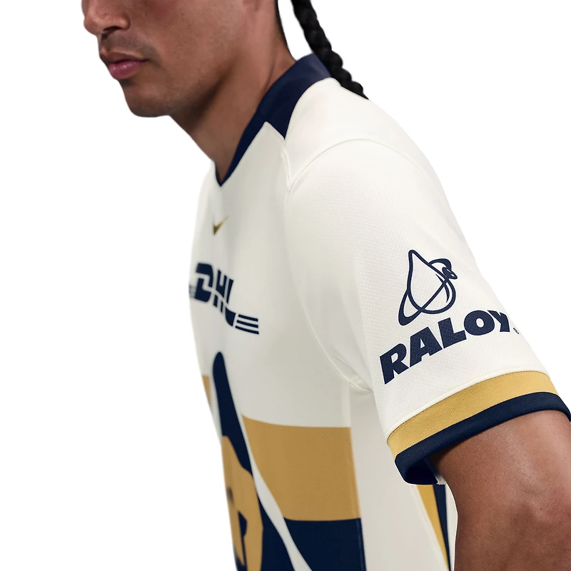 Men's Nike Cream Pumas 2025/26 Home Replica Jersey