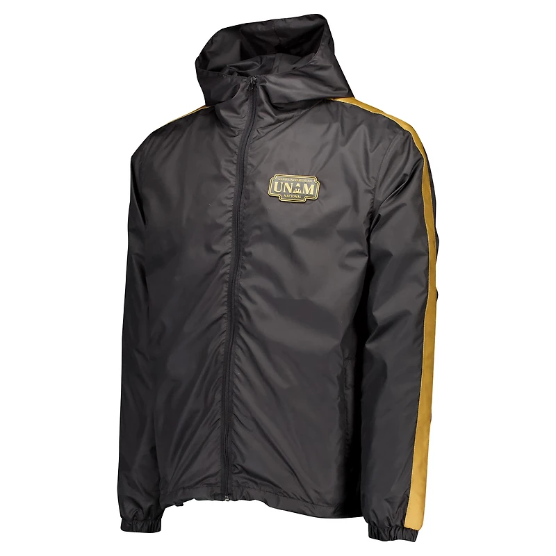 Coupe-vent à capuche et fermeture éclair intégrale Pumas Black & Gold Collection pour hommes