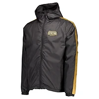 Coupe-vent à capuche et fermeture éclair intégrale Pumas Black & Gold Collection pour hommes