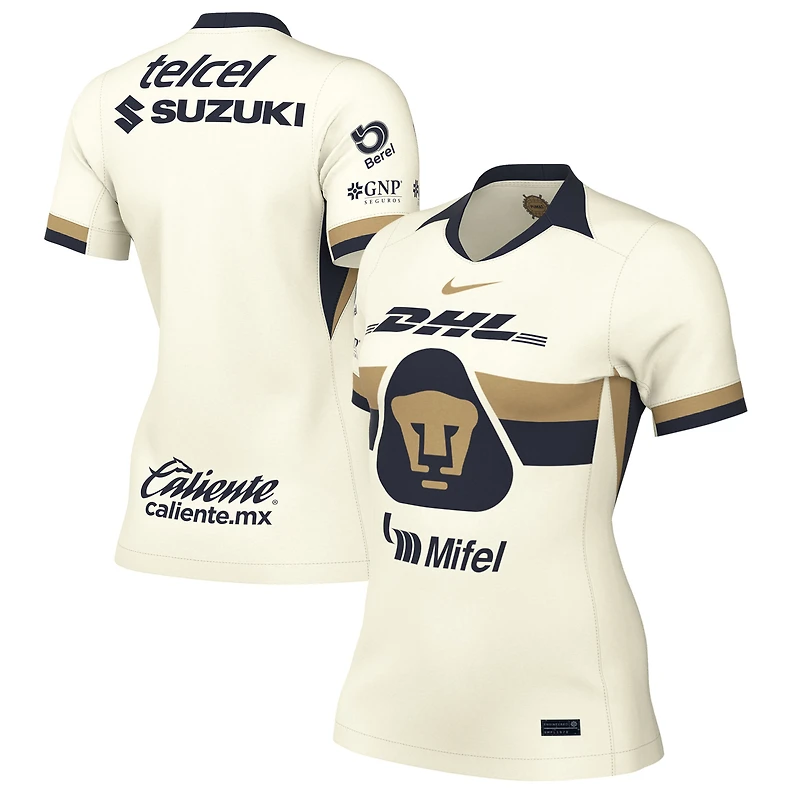 Women's Nike Cream Pumas 2025/26 Home Replica Jersey